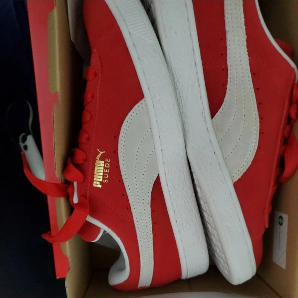 Puma High Risk Suede Red Men  sz 8.5